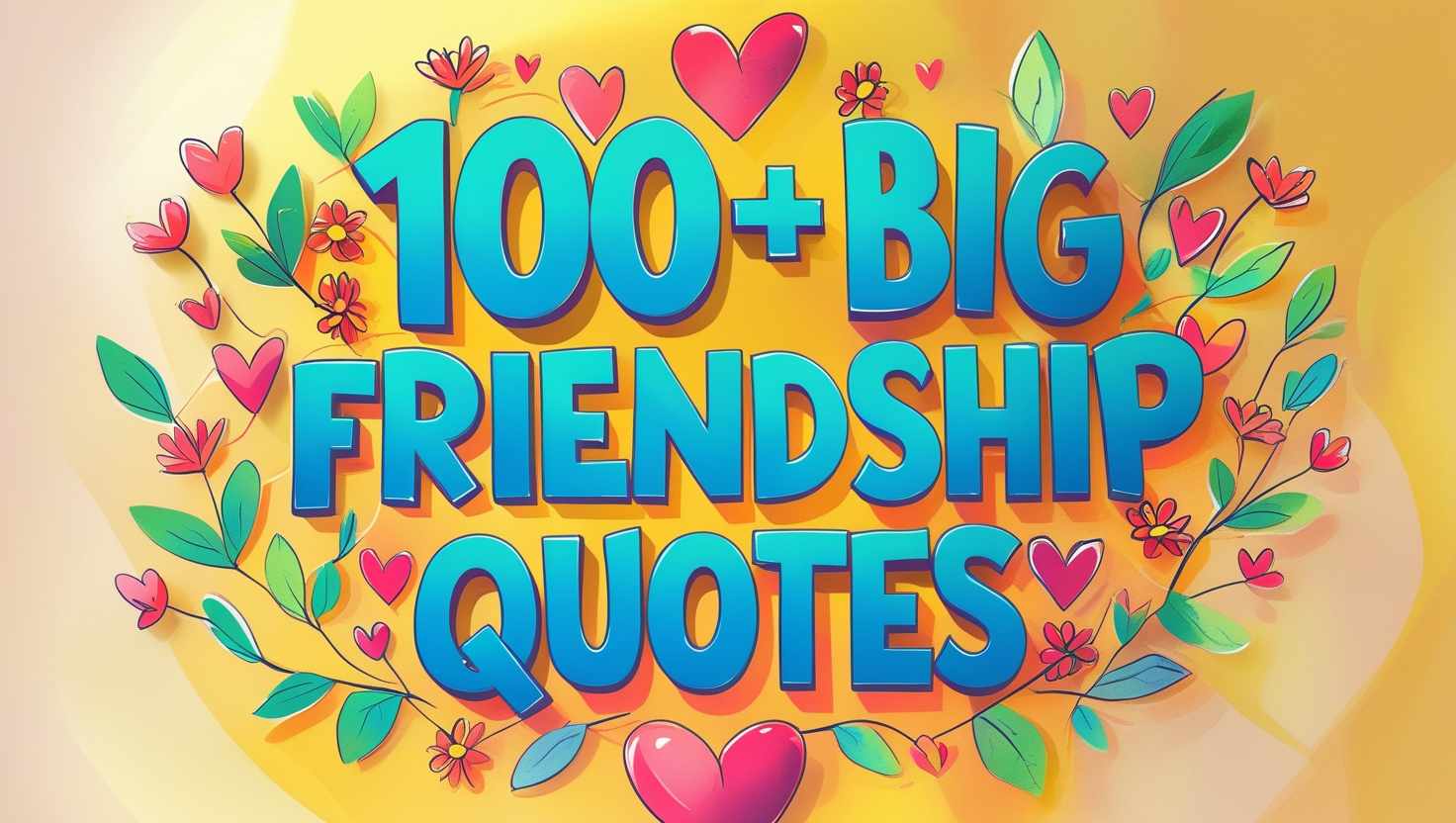 100+ Big Friendship Quotes