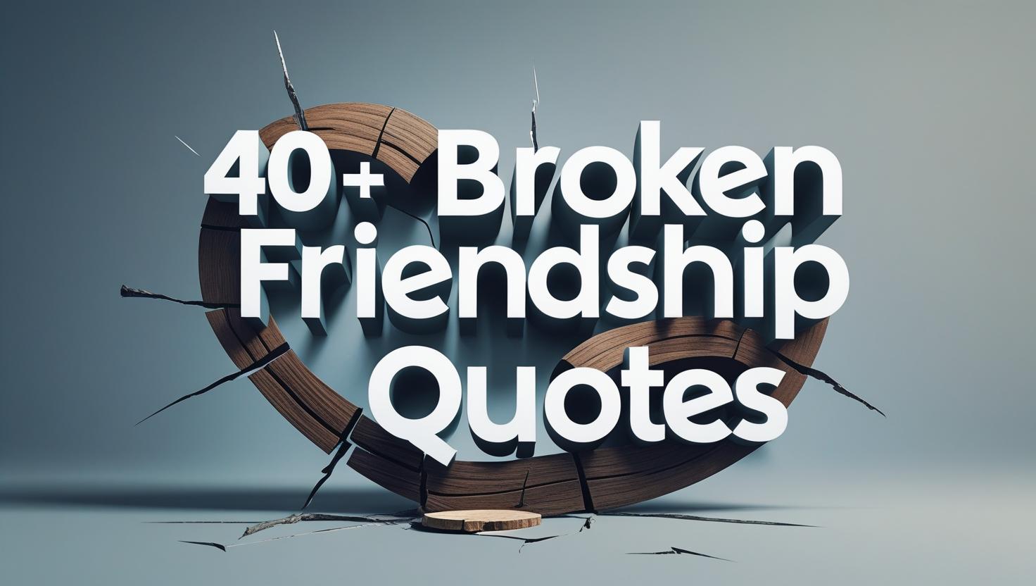 40+ Broken Friendship Quotes
