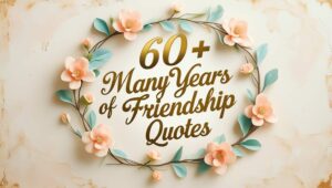 60+ Many Years of Friendship Quotes