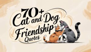 70+ Cat and Dog Friendship Quotes