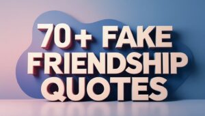 70+ Fake Friendship Quotes